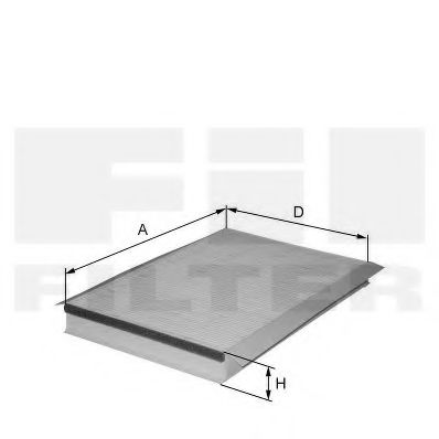 HC 7135 FIL+FILTER Heating / Ventilation Filter, interior air