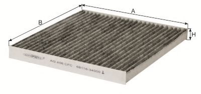AG 406 CFC GOODWILL Heating / Ventilation Filter, interior air