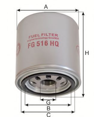 FG 516 HQ GOODWILL Система подачи топлива Топливный фильтр