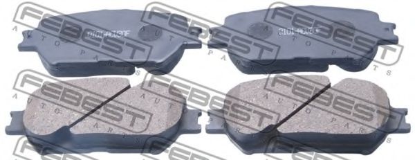 0101-ACV30F FEBEST Brake Pad Set, disc brake