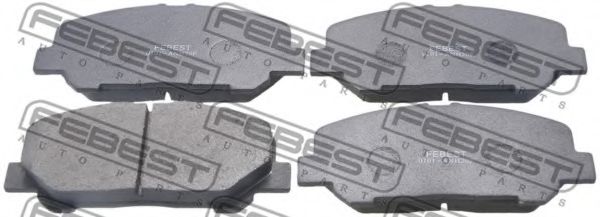 0101-ANH20F FEBEST Brake Pad Set, disc brake