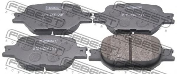 0101-CDE120F FEBEST Brake System Brake Pad Set, disc brake