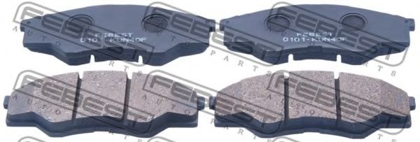 0101-KUN40F FEBEST Brake Pad Set, disc brake