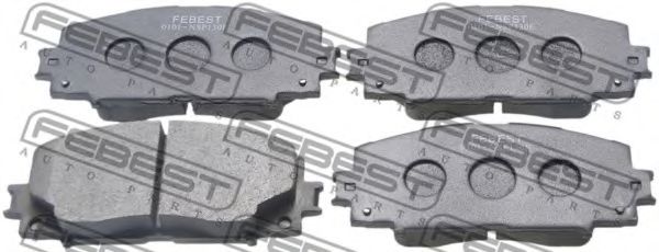 0101-NSP130F FEBEST Brake Pad Set, disc brake