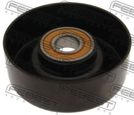 0187-2UZFE FEBEST Belt Drive Deflection/Guide Pulley, v-ribbed belt