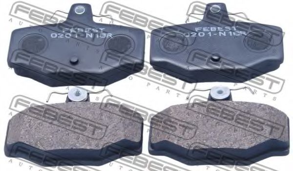 0201-N16R FEBEST Brake Pad Set, disc brake
