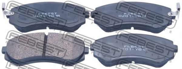 0201-Y61R FEBEST Brake System Brake Pad Set, disc brake