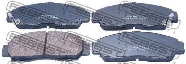0301-RN5F FEBEST Brake Pad Set, disc brake