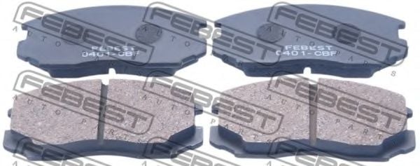 0401-CBF FEBEST Brake System Brake Pad Set, disc brake