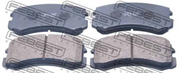 0401-CKF FEBEST Brake System Brake Pad Set, disc brake