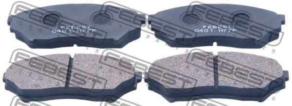 0401-H77F FEBEST Brake Pad Set, disc brake