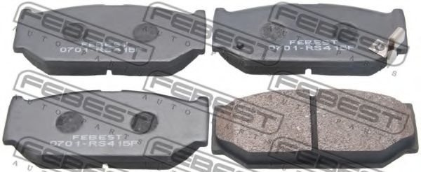 0701-RS415F FEBEST Brake System Brake Pad Set, disc brake