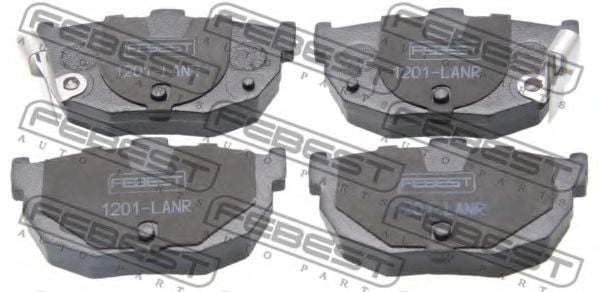 1201-LANR FEBEST Brake System Brake Pad Set, disc brake