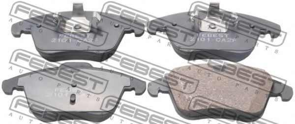 2101-CA2F FEBEST Brake Pad Set, disc brake