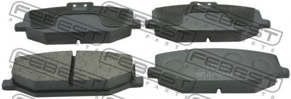 0701-SN413F FEBEST Brake Pad Set, disc brake