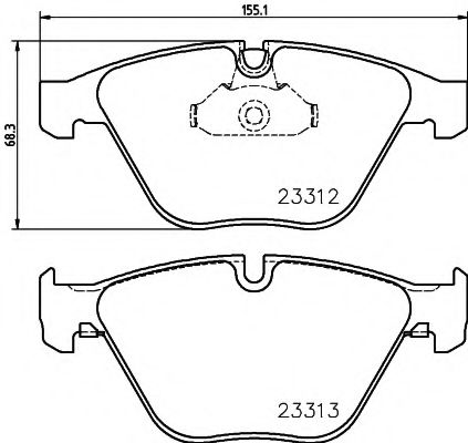 N-1714 COBREQ Brake Pad Set, disc brake