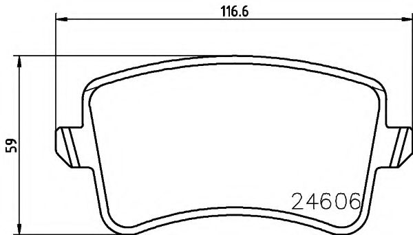 N-1741 COBREQ Brake Pad Set, disc brake