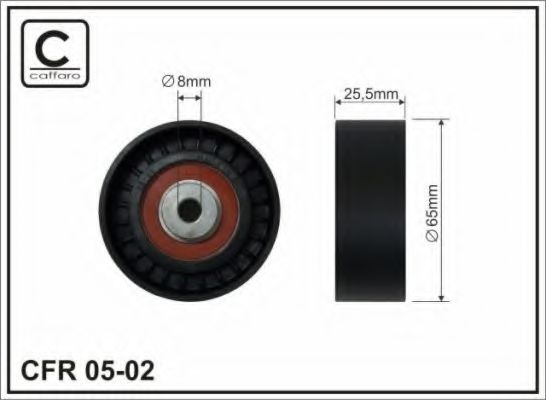 05-02 CAFFARO Тормозная система Комплект тормозных колодок