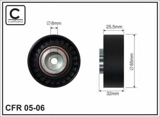 05-06 CAFFARO Тормозная система Комплект тормозных колодок, дисковый тормоз