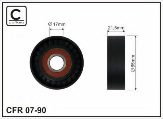 07-90 CAFFARO Тормозная система Комплект тормозных колодок, дисковый тормоз