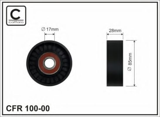 100-00 CAFFARO Wheel Suspension Wheel Bearing