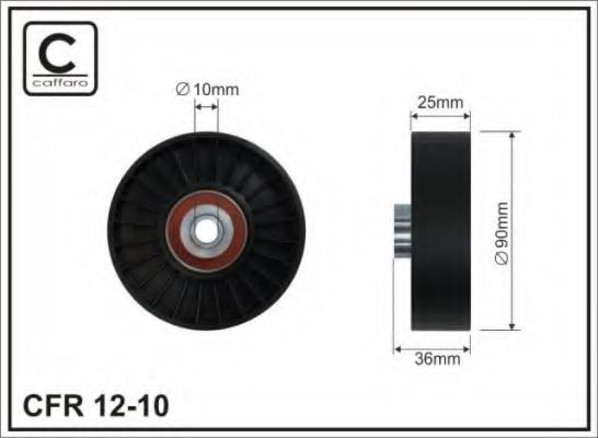 12-10 CAFFARO Тормозная система Тормозной диск