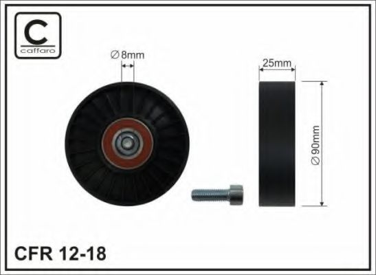 12-18 CAFFARO Wheel Suspension Wheel Bearing Kit