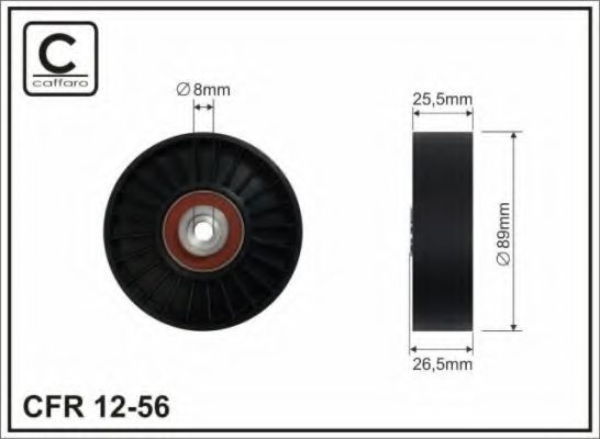 12-56 CAFFARO Brake System Brake Disc