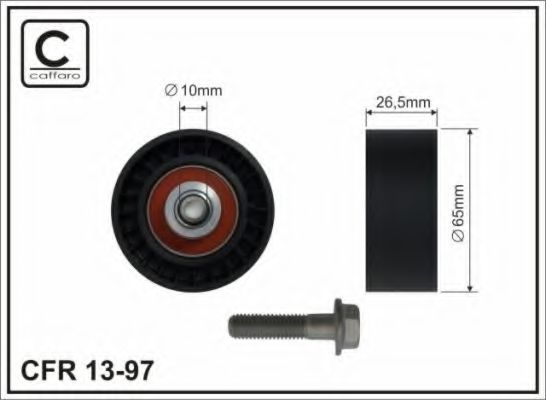 13-97 CAFFARO Wheel Suspension Stabiliser Mounting