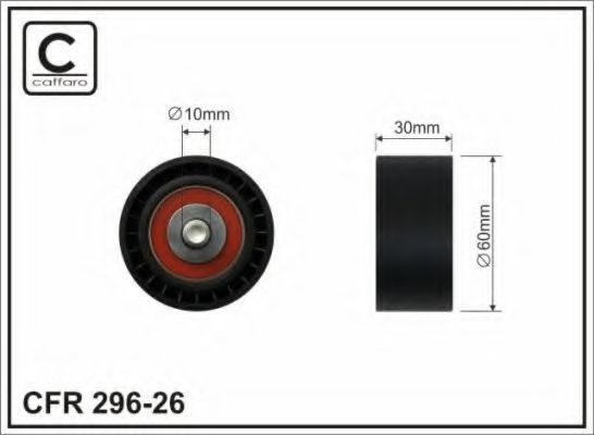 296-26 CAFFARO Wheel Suspension Ball Joint