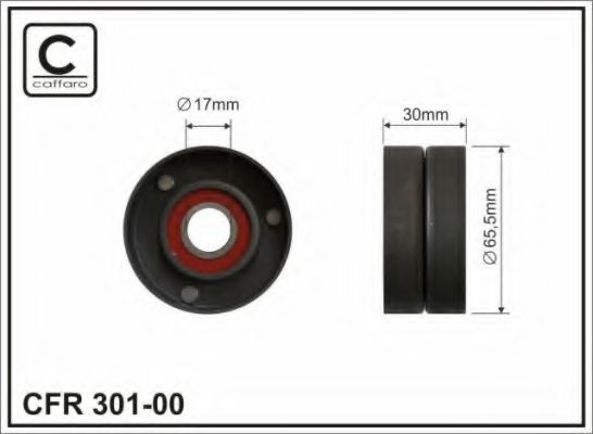 301-00 CAFFARO Brake System Brake Pad Set, disc brake