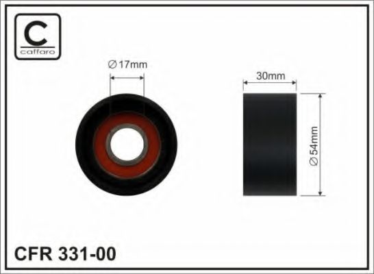 331-00 CAFFARO Wheel Suspension Track Control Arm