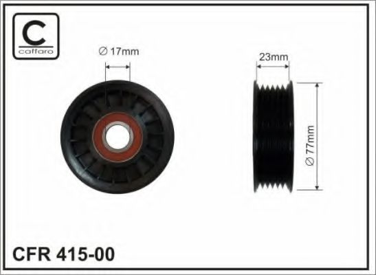 415-00 CAFFARO Wheel Suspension Stabiliser Mounting