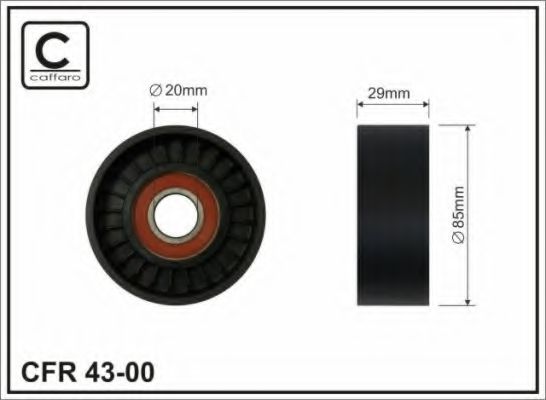 43-00 CAFFARO Brake System Wheel Brake Cylinder