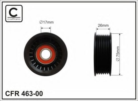 463-00 CAFFARO Brake System Brake Pad Set, disc brake