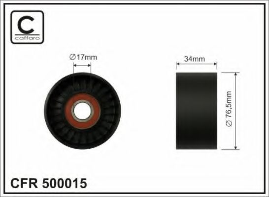 500015 CAFFARO Lubrication Oil Pressure Switch