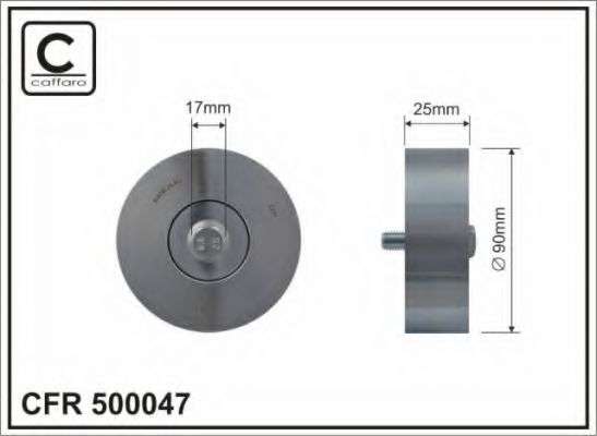 500047 CAFFARO Lubrication Oil Pressure Switch