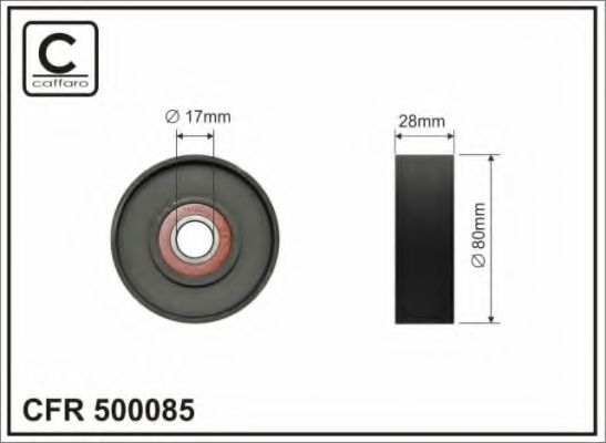 500085 CAFFARO Lubrication Oil Pressure Switch