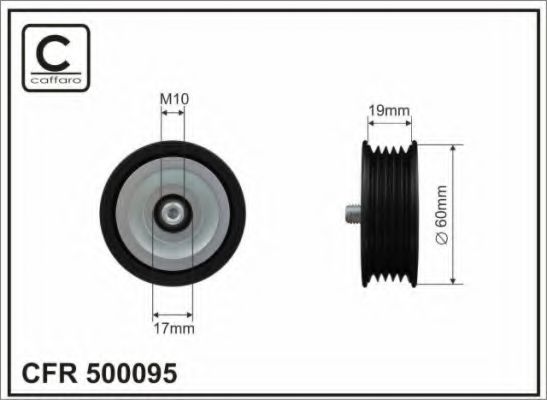500095 CAFFARO Lubrication Oil Pressure Switch