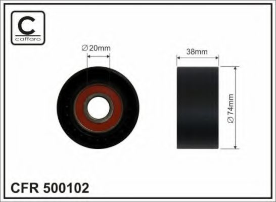 500102 CAFFARO Система зажигания Комплект проводов зажигания