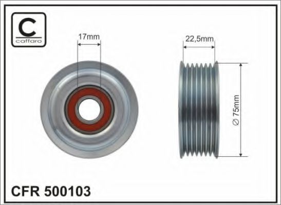 500103 CAFFARO Wheel Suspension Rod/Strut, stabiliser