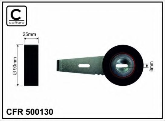 500130 CAFFARO Система зажигания Комплект проводов зажигания