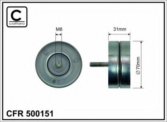 500151 CAFFARO Lubrication Oil Pressure Switch
