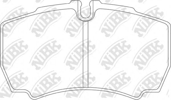 PN0338 NIBK Brake System Brake Pad Set, disc brake