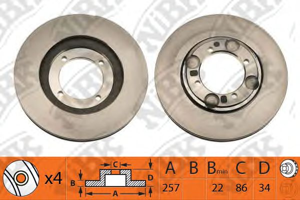 RN1007 NIBK Wheel Suspension Ball Joint