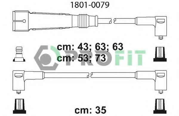 1801-0079 PROFIT Ignition Cable Kit