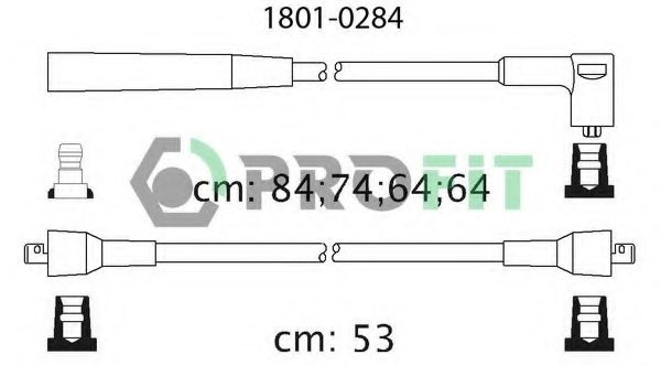 1801-0284 PROFIT Ignition Cable Kit