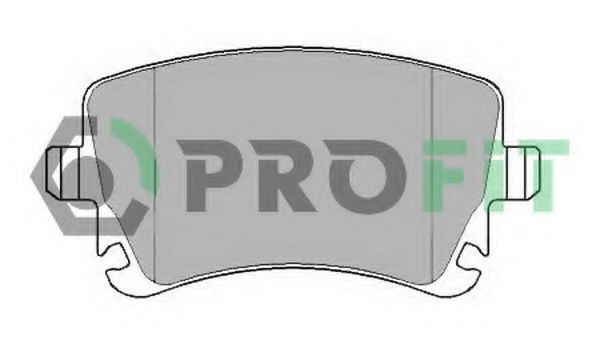 5000-1644 C PROFIT Brake Pad Set, disc brake