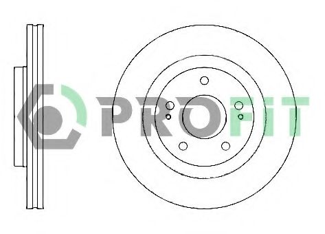 5010-1659 PROFIT Тормозная система Тормозной диск