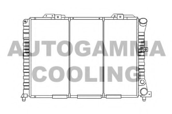 100021 AUTOGAMMA Condenser, air conditioning